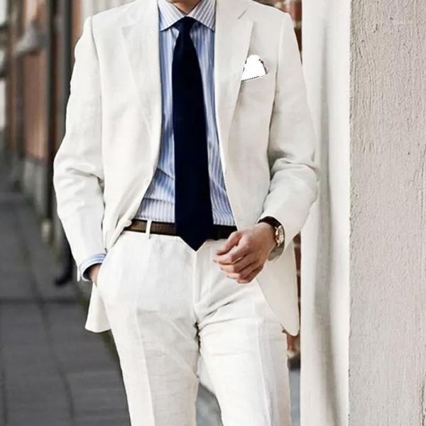 men's suits & blazers summer elegant style white linen notch lapel men suit slim fit groom tuxedo for wedding dress party male clothing, White;black
men's suits & blazers summer elegant style white linen notch lapel men suit slim fit groom tuxedo for wedding dress party male clothing, White;black