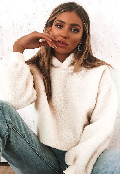 new women's hoodie long sleeve solid sweatshirt jumper crop fashion sports pullover sweatshirts 2 colors, Black
new women's hoodie long sleeve solid sweatshirt jumper crop fashion sports pullover sweatshirts 2 colors, Black
