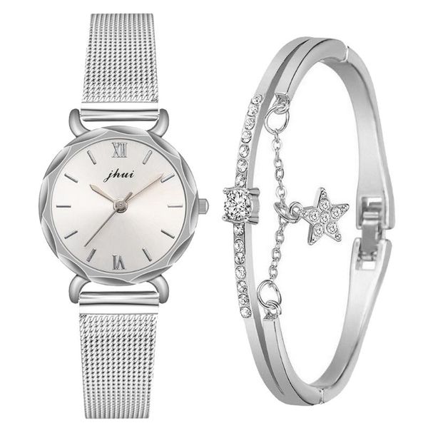 wristwatches 2021 women watch fashion luxury bracelet set watches ladies casual alloy band quartz wristwatch female clock zegarek damski, Slivery;brown
wristwatches 2021 women watch fashion luxury bracelet set watches ladies casual alloy band quartz wristwatch female clock zegarek damski, Slivery;brown