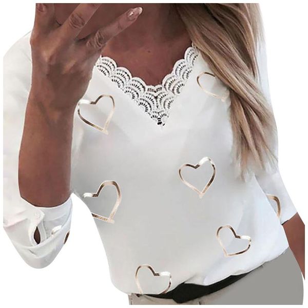 women's t-shirt harajuku woman tshirts women graphic t shirts hearts print v-neck lace patchwork long sleeve femme mujer camisetas, White
women's t-shirt harajuku woman tshirts women graphic t shirts hearts print v-neck lace patchwork long sleeve femme mujer camisetas, White