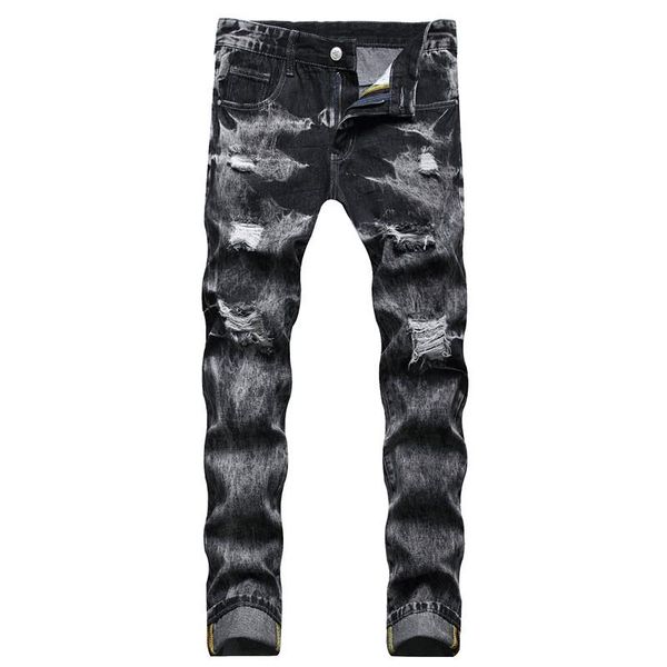 men's jeans mens large size denim trousers holes straight jean four seasons pants trend fashion 90s boyfriend, Blue
men's jeans mens large size denim trousers holes straight jean four seasons pants trend fashion 90s boyfriend, Blue