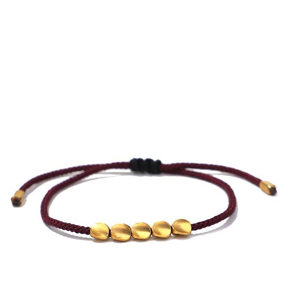 charm bracelets 4 irregularity handmade tibetan copper bead bracelet women lucky rope bangles men adjustable wax thread qx-19, Golden;silver
charm bracelets 4 irregularity handmade tibetan copper bead bracelet women lucky rope bangles men adjustable wax thread qx-19, Golden;silver