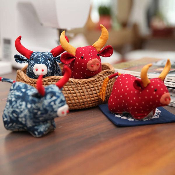 year of the ox mascot doll hand made toy puppet cattle creative activities cloth gift zodiac, Blue
year of the ox mascot doll hand made toy puppet cattle creative activities cloth gift zodiac, Blue