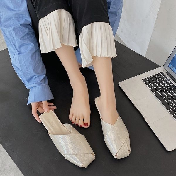 ld7n 2020half women's sals and slippersflat bottom summer wear slippers thick heel breathable lazy baotou sandal soft leath, Black
ld7n 2020half women's sals and slippersflat bottom summer wear slippers thick heel breathable lazy baotou sandal soft leath, Black