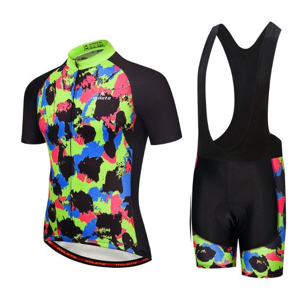racing sets miloto jersey set summer men outdoor sports cycling clothing quick dry bike clothes breathable mtb bicycle suit, Black;blue
racing sets miloto jersey set summer men outdoor sports cycling clothing quick dry bike clothes breathable mtb bicycle suit, Black;blue
