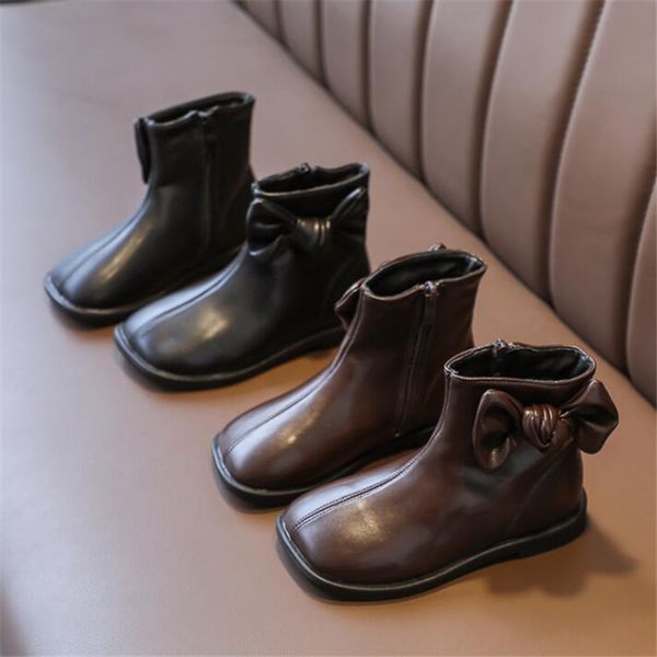 2021 autumn winter new children leather boots fashion girls bow princess shoes thin velvet comfortable warm children casual boots, Black;grey
2021 autumn winter new children leather boots fashion girls bow princess shoes thin velvet comfortable warm children casual boots, Black;grey