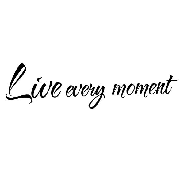 20*5.3cm live every moment inspirational phrase quote car window decal bumper sticker car stickers and decals
20*5.3cm live every moment inspirational phrase quote car window decal bumper sticker car stickers and decals