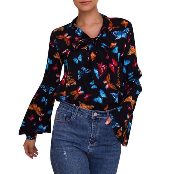womail women casual blouse s v neck 2021 womens butterfly print long sleeve bell women's blouses & shirts, White
womail women casual blouse s v neck 2021 womens butterfly print long sleeve bell women's blouses & shirts, White