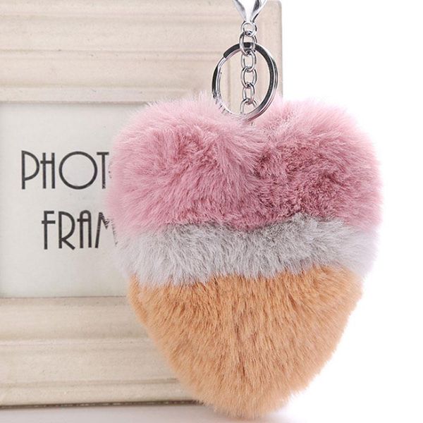 keychains 11cm 3 colors fluffy fur pompom keychain soft lovely heart shape faux ball car handbag key ring gift jewelry wj5532, Silver
keychains 11cm 3 colors fluffy fur pompom keychain soft lovely heart shape faux ball car handbag key ring gift jewelry wj5532, Silver