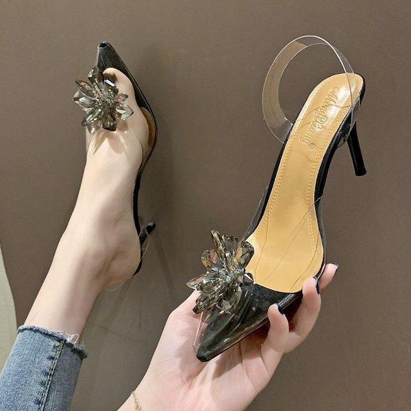 slip on rubber female sandalen high fashion crystal shoes women summer pointed toe pvc pumps for roman beach dress, Black
slip on rubber female sandalen high fashion crystal shoes women summer pointed toe pvc pumps for roman beach dress, Black