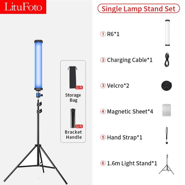 flash heads litufoto r6 full color rgb dual temperature led fill lamp+1.6m light stand for outdoor pography lights stick set
flash heads litufoto r6 full color rgb dual temperature led fill lamp+1.6m light stand for outdoor pography lights stick set