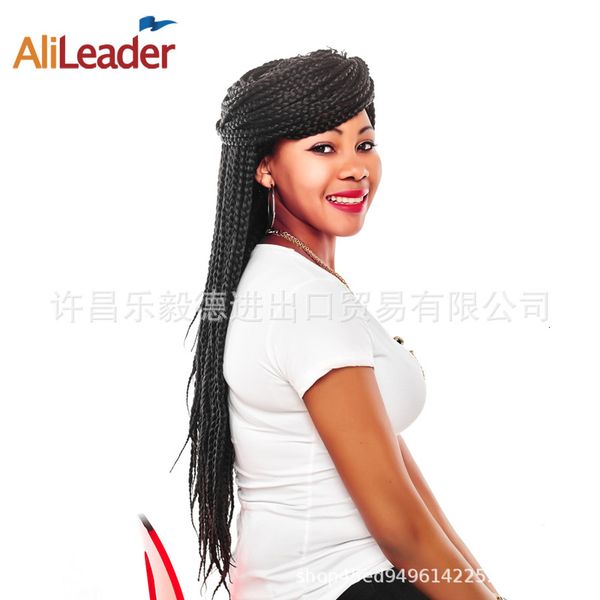 chemical fiber wig, dirty box aids, 30 inch long small thin three strand braid, Black
chemical fiber wig, dirty box aids, 30 inch long small thin three strand braid, Black
