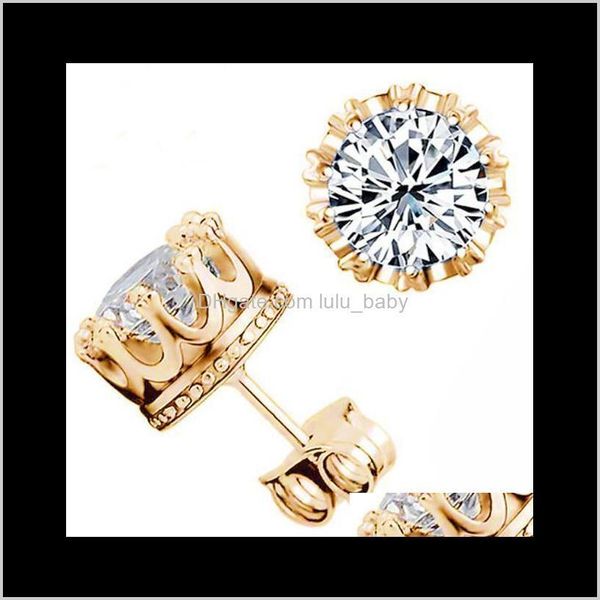 drop delivery 2021 925 sier natural crystal crown stud earrings for men or women jewelry tkixh, Golden;silver
drop delivery 2021 925 sier natural crystal crown stud earrings for men or women jewelry tkixh, Golden;silver