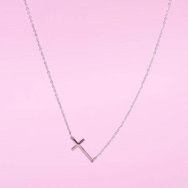 chokers stainless steel sideways cross necklace hypoallergenic christian religious prayer collar for women girls, Golden;silver
chokers stainless steel sideways cross necklace hypoallergenic christian religious prayer collar for women girls, Golden;silver