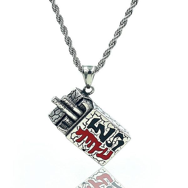 pendant necklaces 316l stainless steel personality rectangle amulet necklace europe and america men/woman fashion jewelry gift, Silver
pendant necklaces 316l stainless steel personality rectangle amulet necklace europe and america men/woman fashion jewelry gift, Silver
