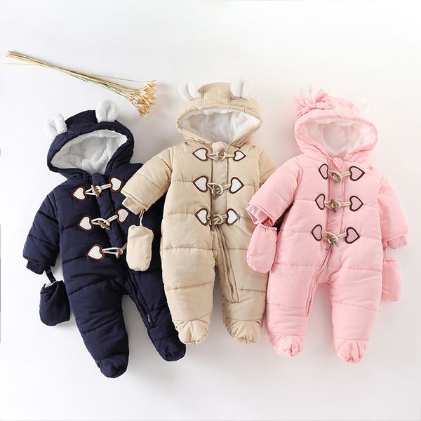 Baby Snowsuit Winter Baby Romper Thicken Hooded Girls Clothes Snow Wear Outerwear Boy Romper Warm Clothes Baby Jumpsuit, Beige
Baby Snowsuit Winter Baby Romper Thicken Hooded Girls Clothes Snow Wear Outerwear Boy Romper Warm Clothes Baby Jumpsuit, Beige