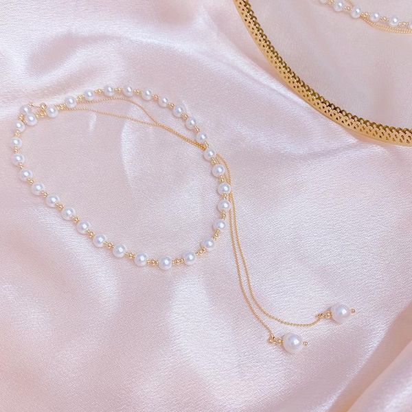 chains french retro pearl beaded necklace for women ins fashion choker clavicle chain luxury jewelry accessories anniversary gift, Silver
chains french retro pearl beaded necklace for women ins fashion choker clavicle chain luxury jewelry accessories anniversary gift, Silver