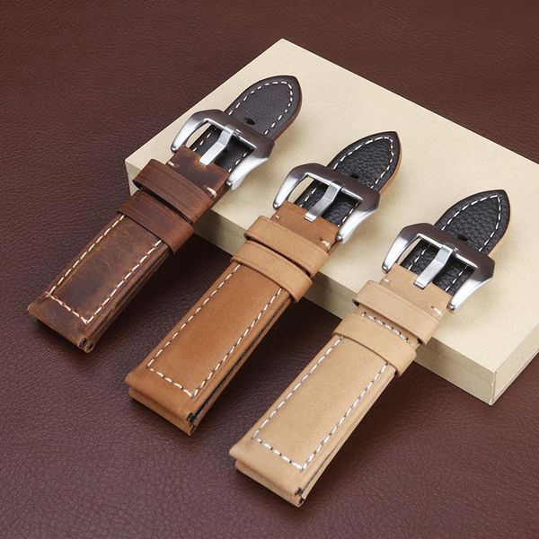 watch bands abrasive leather belt fashion bracelet wrist light brown darkbrown khaki 22mm 24mm26mm, Black;brown
watch bands abrasive leather belt fashion bracelet wrist light brown darkbrown khaki 22mm 24mm26mm, Black;brown
