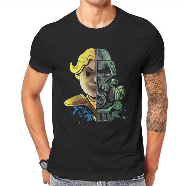men's t-shirts fallout vault dweller game est tshirt for men face off round neck pure cotton t shirt personalize gift clothes big size, White;black
men's t-shirts fallout vault dweller game est tshirt for men face off round neck pure cotton t shirt personalize gift clothes big size, White;black