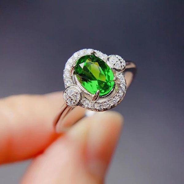 cluster rings colife jewelry fashion silver gemstone ring for daily wear 5mm*7mm natural diopside 925 russian emerald, Golden;silver
cluster rings colife jewelry fashion silver gemstone ring for daily wear 5mm*7mm natural diopside 925 russian emerald, Golden;silver
