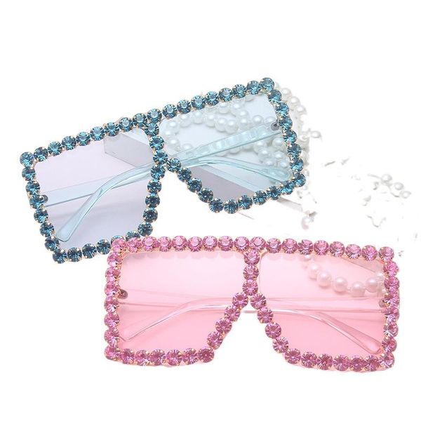 sunglasses 2021 big frame trendy women colorful diamond-studded personality square fashion glasses uv400, White;black
sunglasses 2021 big frame trendy women colorful diamond-studded personality square fashion glasses uv400, White;black