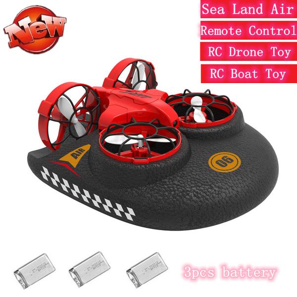 2.4g 6-axis gyro land water air 3-in-1 rc quadcopter rc boat toy infrared control rc drone headless mode 360 degree flip rotatio
2.4g 6-axis gyro land water air 3-in-1 rc quadcopter rc boat toy infrared control rc drone headless mode 360 degree flip rotatio