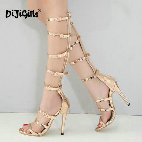 dijigirls 2021 summer hollow gladiator sandals catwalk high heels open toe multi buckle mid-calf woman pumps style party shoes, Black
dijigirls 2021 summer hollow gladiator sandals catwalk high heels open toe multi buckle mid-calf woman pumps style party shoes, Black