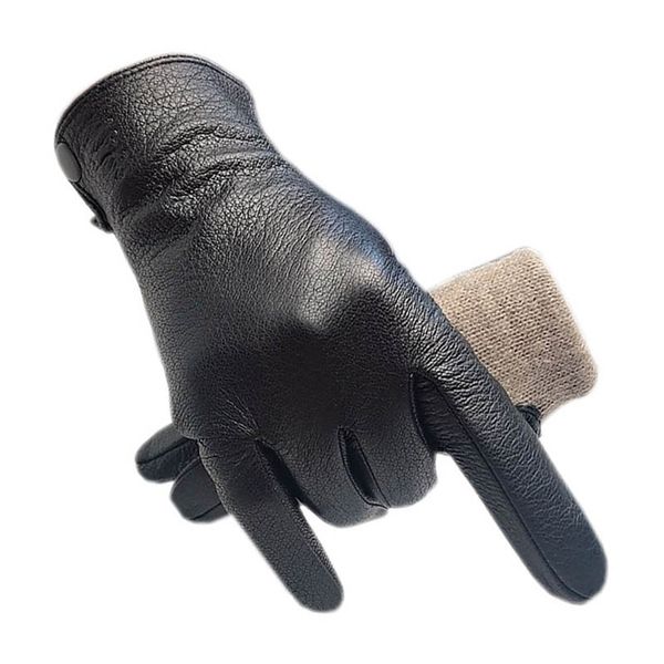 gloves winter men' wrist fashion deerskin autumn black driving outdoor genuine leather warm wo 211124, Blue;gray
gloves winter men' wrist fashion deerskin autumn black driving outdoor genuine leather warm wo 211124, Blue;gray