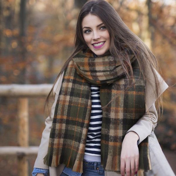 scarves casual women winter warm scarf knitted plaid for ladies long shawl wrap female bufanda fashion neckerchief, Blue;gray
scarves casual women winter warm scarf knitted plaid for ladies long shawl wrap female bufanda fashion neckerchief, Blue;gray