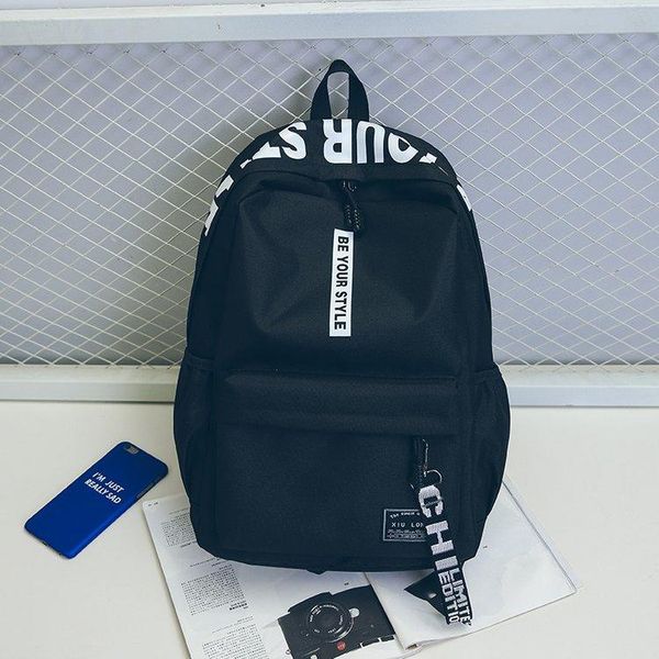 backpack summer canvas schoolbag for boys and girls with large capacity korean trend
backpack summer canvas schoolbag for boys and girls with large capacity korean trend