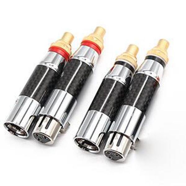 smart power plugs hight quality 4pieces xlr male female to rca socket adapter gold balanced cable plug phono
smart power plugs hight quality 4pieces xlr male female to rca socket adapter gold balanced cable plug phono
