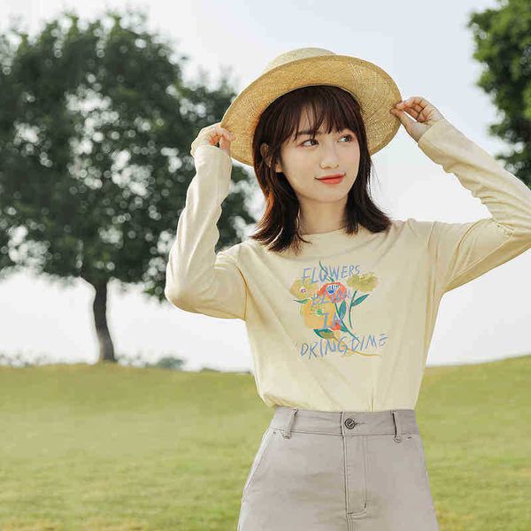women's t-shirt t shirts cotton long-sleeved women spring arrival retro english printing round neck t-shirt pdmc, White
women's t-shirt t shirts cotton long-sleeved women spring arrival retro english printing round neck t-shirt pdmc, White