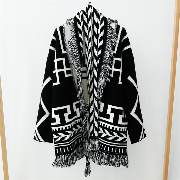 women's sweaters female winter fringe cashmere sweater jacquard standard geometric cardigns c611, White;black
women's sweaters female winter fringe cashmere sweater jacquard standard geometric cardigns c611, White;black