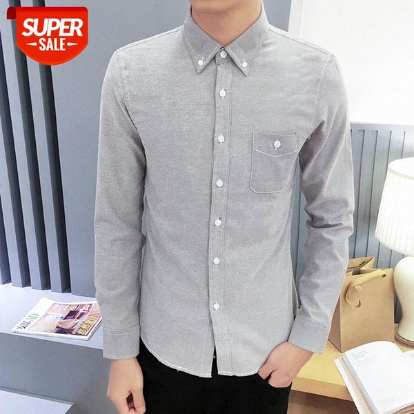 men's long-sleeved shirts, oxford casual slim korean style solid color shirts #ab1x, White;black
men's long-sleeved shirts, oxford casual slim korean style solid color shirts #ab1x, White;black