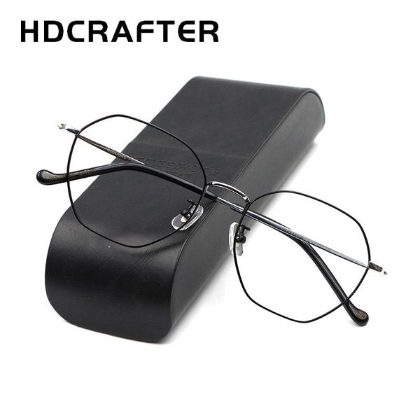 fashion sunglasses frames hdcrafter ultra light polygon men women glasses optics frame metal luxury prescription myopia optical eyewear, Black
fashion sunglasses frames hdcrafter ultra light polygon men women glasses optics frame metal luxury prescription myopia optical eyewear, Black