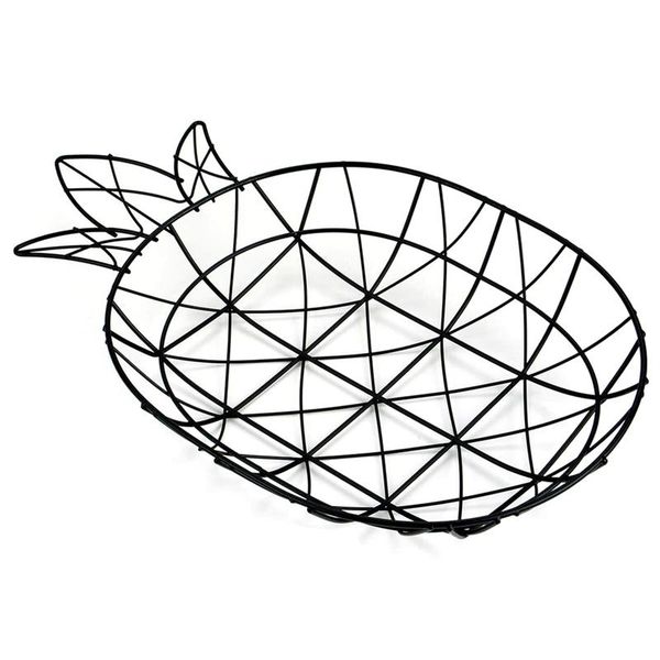 storage baskets counterfruit basket dish bowl container platter (iron wire black) pineapple shape for kitchen table home decor
storage baskets counterfruit basket dish bowl container platter (iron wire black) pineapple shape for kitchen table home decor