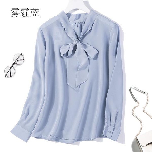 women's blouses & shirts 100% pure silk shirt blouse tie bow neck office work collared pullover l xl jn078, White
women's blouses & shirts 100% pure silk shirt blouse tie bow neck office work collared pullover l xl jn078, White