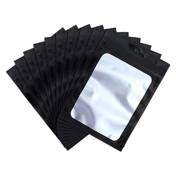 gift wrap 100 pieces resealable food storage bags with clear window pouch for self sealing supplies-black, 4x7inch
gift wrap 100 pieces resealable food storage bags with clear window pouch for self sealing supplies-black, 4x7inch