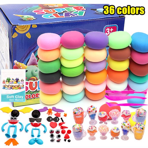 36 Color Light Soft Clay DIY Toys Children Educational fidget Plasticine Safe Colorful Light Clay Toy Gift To Kids
36 Color Light Soft Clay DIY Toys Children Educational fidget Plasticine Safe Colorful Light Clay Toy Gift To Kids