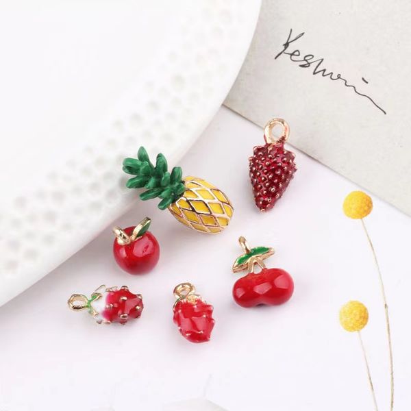 20pcs/lot metal drop oil colourful strawberry cherry fruit charm pendants gold-color floating enamel fashion jewelry accessories, Bronze;silver
20pcs/lot metal drop oil colourful strawberry cherry fruit charm pendants gold-color floating enamel fashion jewelry accessories, Bronze;silver