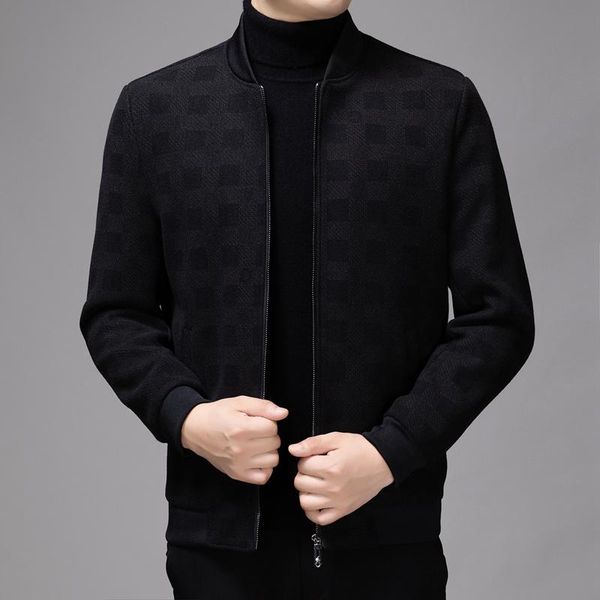 men's jackets designer brand casual fashion baseball collar mens and coats plaid windbreaker autumn winter men clothing, Black;brown
men's jackets designer brand casual fashion baseball collar mens and coats plaid windbreaker autumn winter men clothing, Black;brown