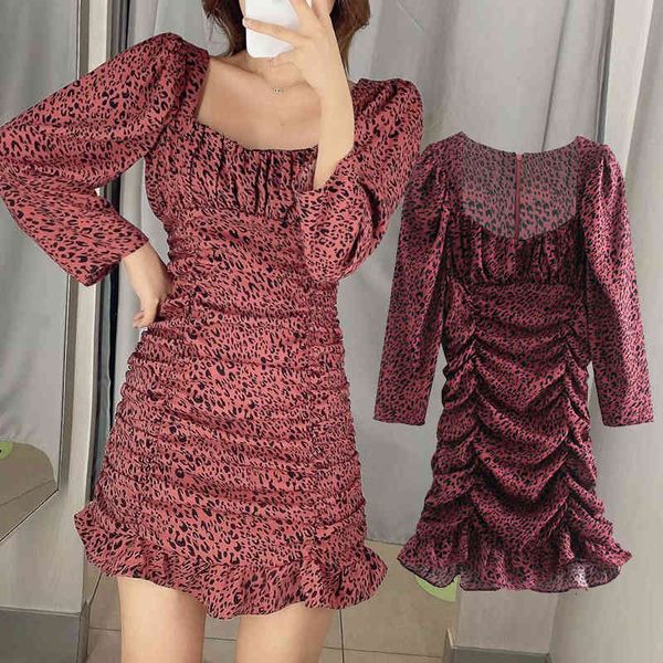 rompers leopard fashions printing folds dressed square collar, long female short sleeve, tiny waist, chic party dress., Black;white
rompers leopard fashions printing folds dressed square collar, long female short sleeve, tiny waist, chic party dress., Black;white