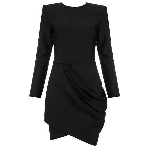 fashion women black o neck long sleeve ruffle bodycon bandage ladies designer party dress wholesale casual dresses, Black;gray
fashion women black o neck long sleeve ruffle bodycon bandage ladies designer party dress wholesale casual dresses, Black;gray