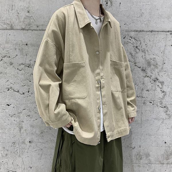 men's jackets hybskr solid color oversize men jacket korean style fashion male coat 2021 autumn overalls harajuku 3 clothing, Black;brown
men's jackets hybskr solid color oversize men jacket korean style fashion male coat 2021 autumn overalls harajuku 3 clothing, Black;brown