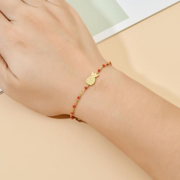 charm bracelets zmzy bohemian women's girls cute fruit pineapple bracelet fashion jewelry gifts stainless steel chain bijoux femme, Golden;silver
charm bracelets zmzy bohemian women's girls cute fruit pineapple bracelet fashion jewelry gifts stainless steel chain bijoux femme, Golden;silver