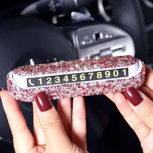 jewelry pouches, bags diamond set temporary parking card car emergency number creative hidden move telephone sign, Pink;blue
jewelry pouches, bags diamond set temporary parking card car emergency number creative hidden move telephone sign, Pink;blue