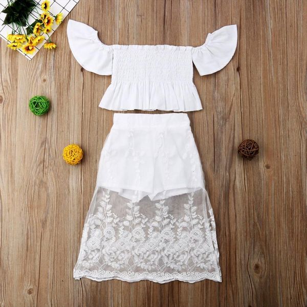 1 6t toddler kid baby girl princess clothes set party white lace floral long skirt outfits 2pcs
1 6t toddler kid baby girl princess clothes set party white lace floral long skirt outfits 2pcs
