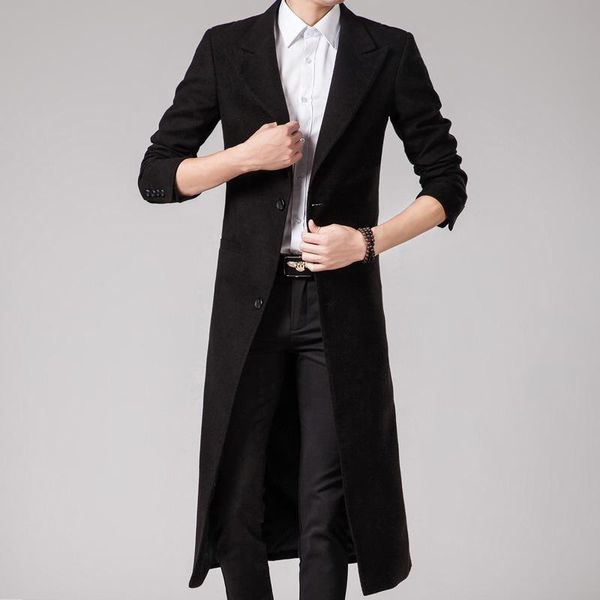men's trench coats 2021 luxury coat black slim fashion men long windbreaker overcoat wool jacket korean woolen, Tan;black
men's trench coats 2021 luxury coat black slim fashion men long windbreaker overcoat wool jacket korean woolen, Tan;black