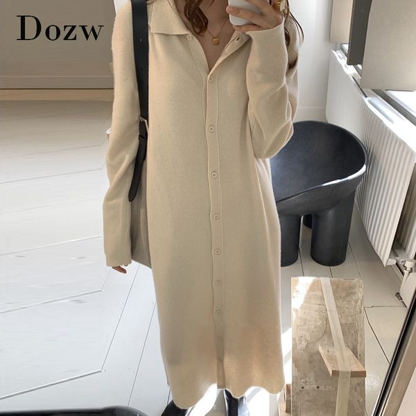 solid knitted dress women casual batwing sleeve straight dress turn down collar single breasted long dress vestidos 210414, Black;gray
solid knitted dress women casual batwing sleeve straight dress turn down collar single breasted long dress vestidos 210414, Black;gray