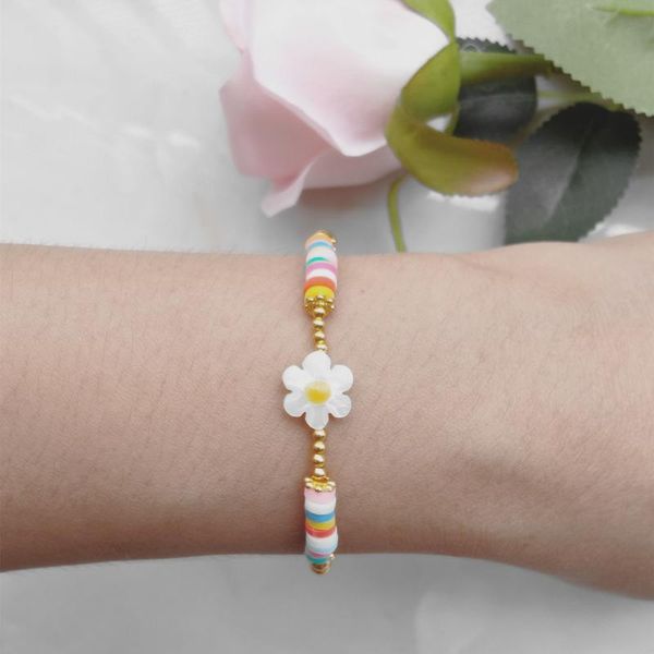 charm bracelets (1pc/lot) arrived natural mother pearl daisy flower bracelet women classic pendant with gold beads jewelry girl gift, Golden;silver
charm bracelets (1pc/lot) arrived natural mother pearl daisy flower bracelet women classic pendant with gold beads jewelry girl gift, Golden;silver